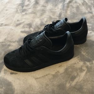 ADIDAS Black Suede Gazelle Sneakers